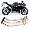 Motorcycle Exhaust Connecter Half MidPipe Fits for Suzuki GSXR 600