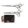 montesoro 5 Piece Haircutting Scissors, For Haircuts, Self Cut, Rust
