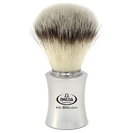 Omega 46820 - Pennello da barba in fibra "Hi-Brush"