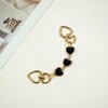 2 Pieces Heart Shape Purse Chain Strap Short Bag Chain