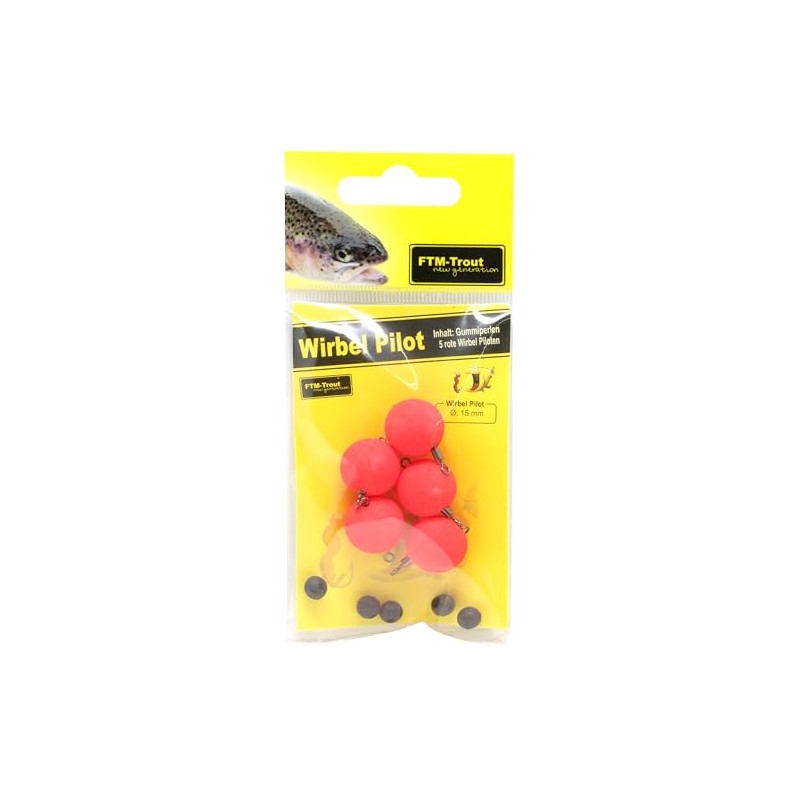 FTM Pilot Swivel Red Diameter 15 mm / Pack of