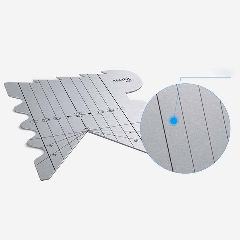 perfeclan Ribbon Edge Cutting Ruler Multipurpose Hand Tool Sturdy DIY