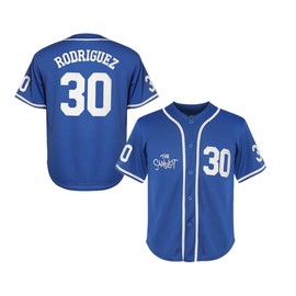 Youth The Sandlot Benny The Jet Rodriguez #30 Stitched Movie Kids Baseball Jerseys Sports Boys Shirts