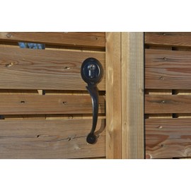 GateMate Pull Handle for Euro Long Throw Lock, Black