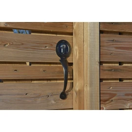 GateMate Pull Handle for Euro Long Throw Lock, Black