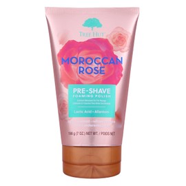 Tree Hut Shave Prep Polish | Exfoliating & Soothing Pre-Shave Treatment for a Smoother Shave | 6 fl oz | Moroccan Rose Scent