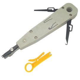 Inbrackets Punch Down Tool Professional Ethernet Punchdown Tool for RJ45 Socket Cat5 Cat6 Cat7 & Telephone Cable Impact Terminal Insertion Tools with Wire Stripper