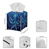 Pzuqiu Octopus Square Tissue Box Cover Facial Paper Cover for