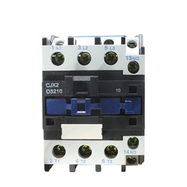 LDEXIN AC Contactor CJX2-3210 Coil 220V 32A 50/60Hz 3 Phase 1NO (Normally Open) Motor Contactor