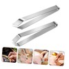 STOBAZA 2pcs Kitchen Tweezers Set Deboning Tweezers Poultry Hair Remover