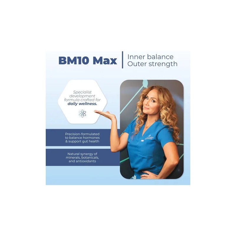 Bm10 Max Boron Complejo Con Zinc Y Biotina 10000 Mcg
