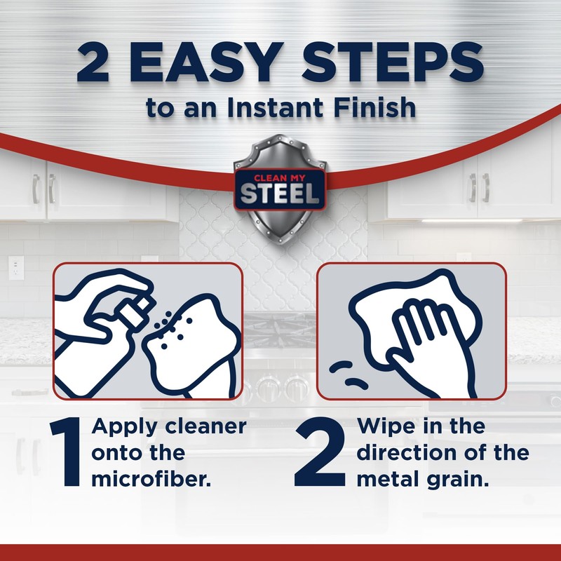 CLEAN MY STEEL Stainless Steel Cleaner 4 Fl Oz
