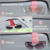 Esteopt 2Pack Car Sunglasses Holder Glasses Hanger Clip for Car