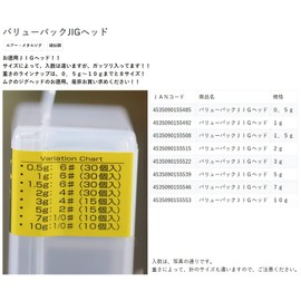 MARUSHINGYOGU (マルシン漁具) Dragon Value Pack Jig Head (1.5g 30-piece)