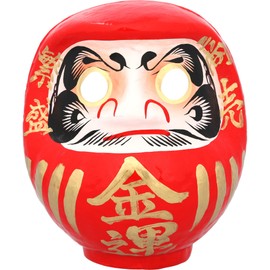 [Shrine Prayed] Money Luck Takasaki Daruma Prosperous Business No. 3 Height Approximately 5.9 inches (15 cm) Height Increases Money Luck Money Luck Savings Good Luck Fulfillment Figurine Goods Object