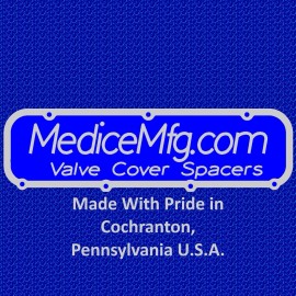 MediceMFG.com Storage Cover for a 4150 / 4160 Holley Carburetor Pattern Intake ( Orange )