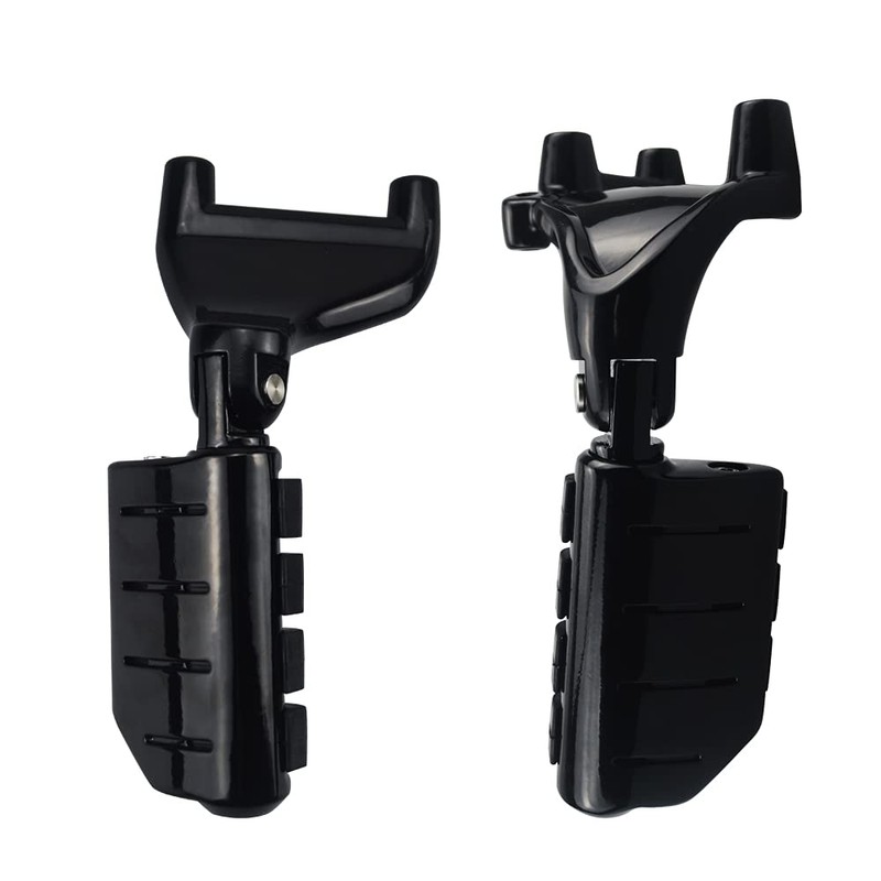 WOWTK Rear Passenger Footpegs Foot Rests Pedal Mount Fits for