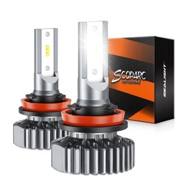 SEALIGHT SEALIGHT H11/H8/H9 Bulbs,32000LM Super Bright, 2025 Version, 5-Min Plug and Play Bulb, Quick Installation, Fanless Light, Non-Polarity, Powersports Accessory Lights, Pack of 2