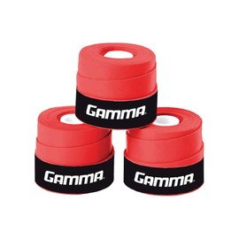 Gamma Sports Supreme Tac Baseball Bat Grip Wrap (3 Pack) – Tacky, Absorbent, Non-Slip, Easy to Apply – Great for Any Size Handle, Aluminum or Wood Bat, Red
