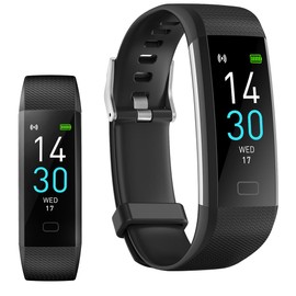 Jawploy Fitness Tracker with Heart Rate Monitor/Step Counter/Calories, Activity Tracker Smart Watch Sleep Monitor, IP68, Health Tracker Pedometer for Man Women