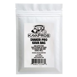 Kava Pros Shaker Pro Bag Reusable Kava-Kava Shake & Drink Food Grage Nylon 11 x19CM