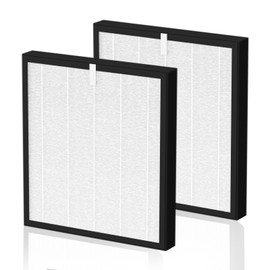 Sinnya TZ-K2 True HEPA Replacement Filter Compatible with ToLife TZ-K2, 3-in-1 H13 Activated Carbon TZ-K2-A Filter, 2 Pack