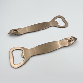 2 Pcs Rose Gold Bottle Opener Stainless Steel Can Punch Opener Church Key Can Opener Beer Openers for Bar Kitchen Party, Gift for Men Husband Father Boyfriend