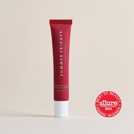 Summer Fridays Lip Butter Balm - Day/Night Hydrating Lip Mask - Shea Butter, Vegan - Cherry (0.5 Oz)