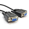 9-Pin DB9 Serial RS232 Null Modem High Speed Shielded Cable