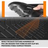G-PLUS Floor Mats 3PCS, Fit for Ford F150 SuperCrew 2015-2025(Includes
