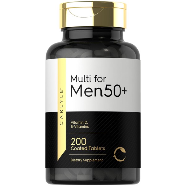 Carlyle Multivitamin for Men Over 50 Plus | 200 Count