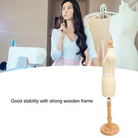 Ejoyous Women's Tailor's Dummy, Adjustable Women's Cutting Shape with Wooden Frame, Height-adjustable Tailor's Dummy for Creating Patterns (-3117230203912)