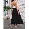 Arolina Maxi Skirt for Women Summer Boho Elastic High Waist