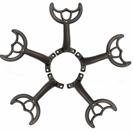 5 Pcs 42’’Ceiling Fan Blades Arms Replacement,Ceiling Fan Blades Arms Replacement Parts Mounting Bracket Kit for Replacing The Worn Fan Blades,Keep The Balance and Good Performance (Coffee)