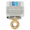 HSH-Flo 1/2" 110-230VAC Brass 2 Way NPT Auto Return Position