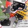 Zero Turn Lawn Mower Trailer Hitch, Universal Heavy Duty Steel