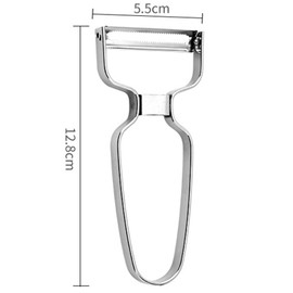 SharpPeel Stainless Steel Julienne Vegetable Peeler – Super-Sharp Blade Matchstick-Sized Veg Strips