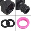 3/4 Inch Garden Hose Quick Connector Kit 2-Piece Plastic