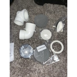 AB&A Waste and Overflow Rough-In Half Kit PVC ABA2218RIPZHF 62076