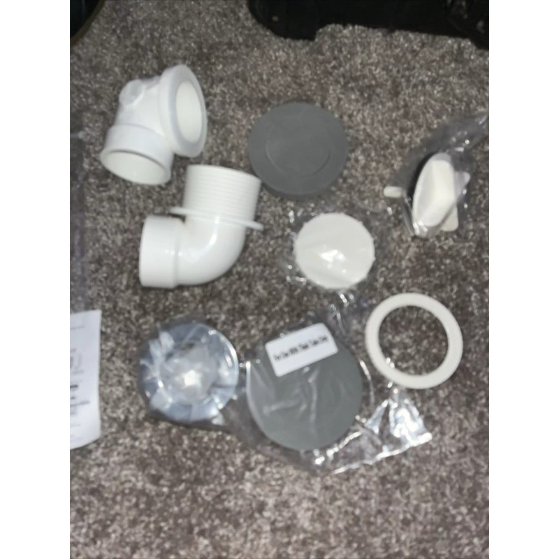 AB&A Waste and Overflow Rough-In Half Kit PVC ABA2218RIPZHF 62076