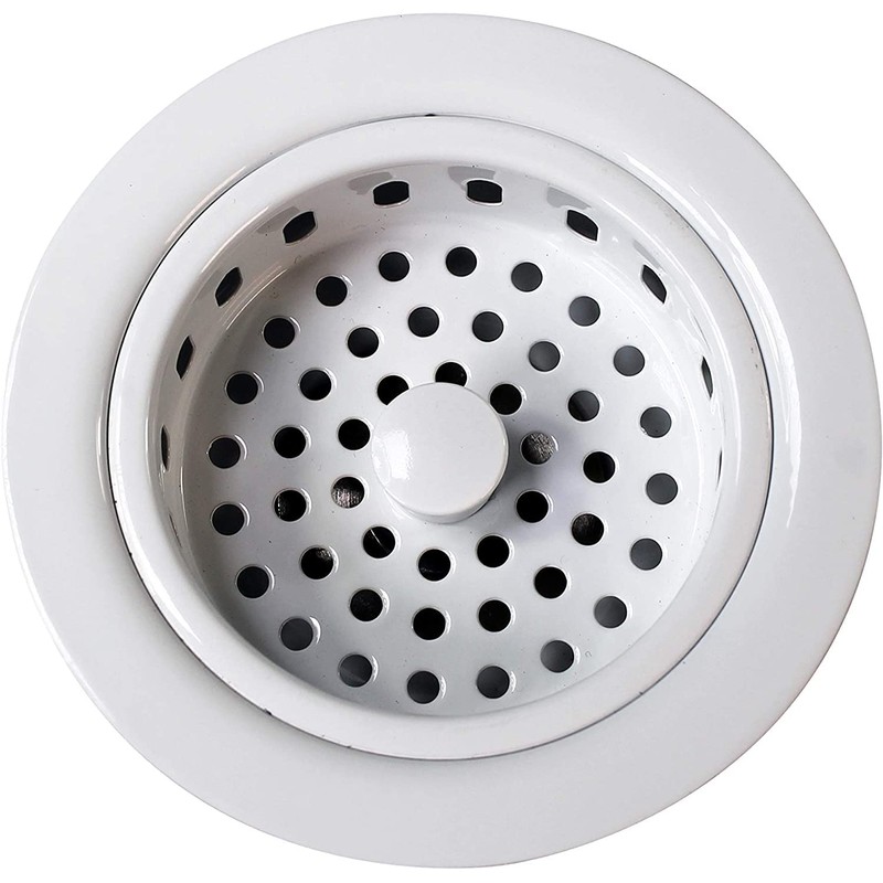 Westbrass A2165-50 4-1/4" OD Post Style Large Kitchen Basket Strainer