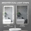 USHOWER USHOWER 24x32 Inch Modern LED Bathroom Mirror - Smart