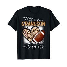 Womens That's My Grandson Out There Football Grandma Funny T-Shirt
