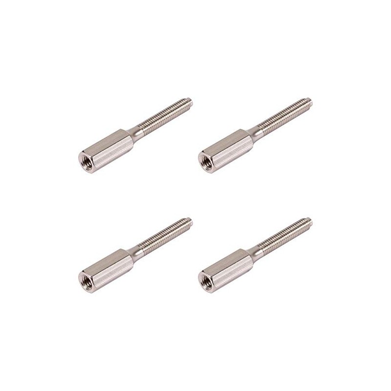 M3.5 x 35mm Brass Extension Studs Ideal for Extending Sockets