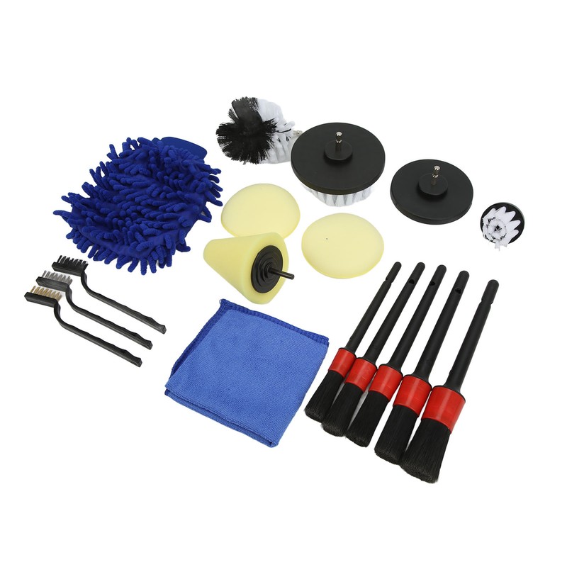Car Detailing Brushes Set Flexibility Durable Soft Car Cleaning Brush