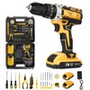 JENABOM Cordless Drill Tool Kit Set: 21V Power Drill Tool