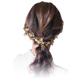 ARCADY Hair Accessories Hair Ornaments Wedding Boxed Artisan Handmade Headdress Adult (Classic Leaf)
