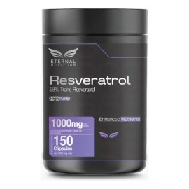 Eternal Nutrition Resveratrol 98% | Polifenoles y Antioxidante Premium (150 Caps) | 75 Porciones, 1000 mg | Antioxidante, Sirtuinas y Bienestar Cardio