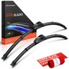 A-Premium Pack of 2 Front Windshield Wiper Blades with Wear