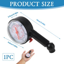 Reifendruckprüfer, Reifendruck Prüfer für Reifen, 0-100 Psi, Geeignet für Auto, Motorrad, Fahrrad, SUVs und Lastwagen, Präzise, Kompakt und Einfach zu Bedienen